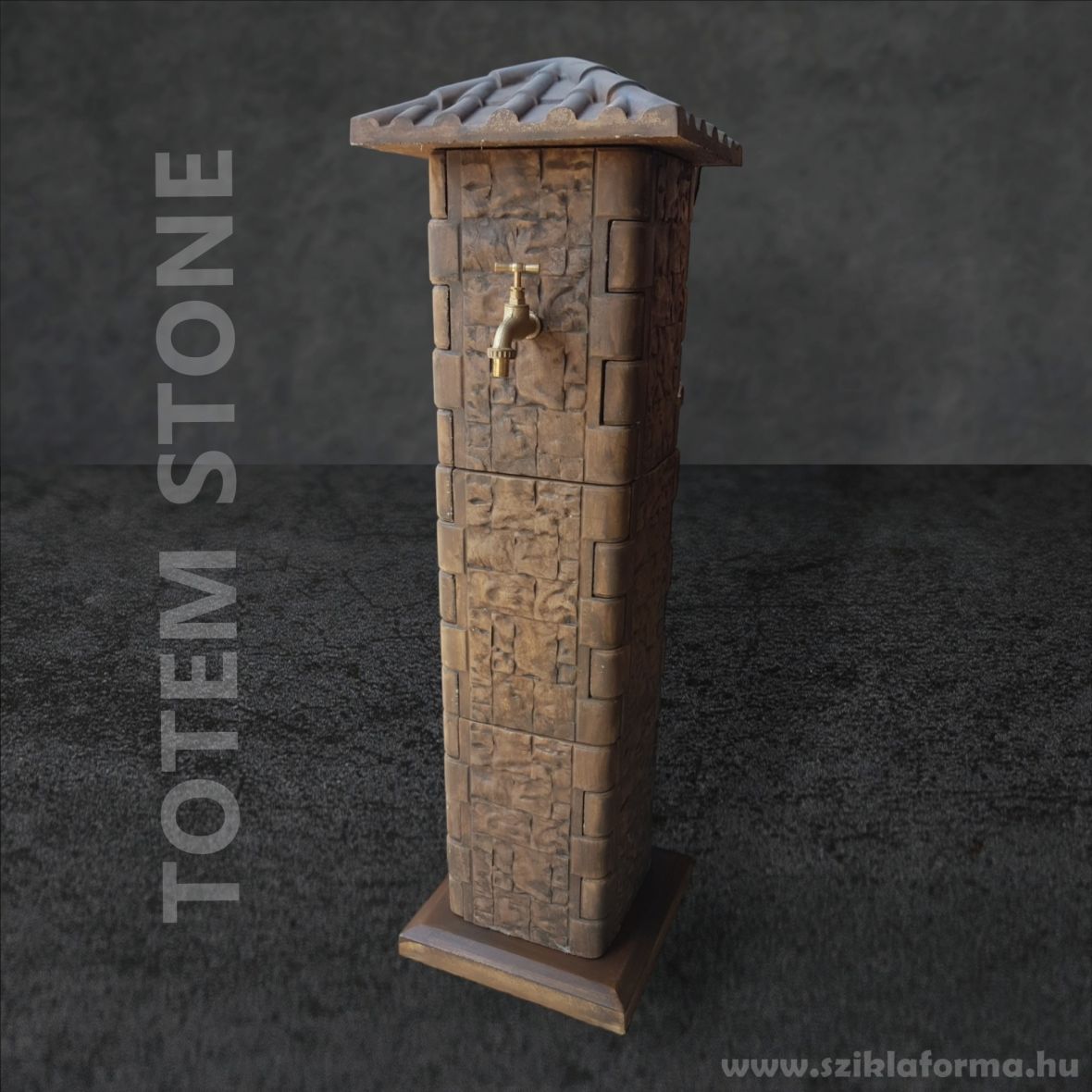 Totem Stone kerti kút (a kerti csap dekoráció)115x25x25cm: 28.000.-/db